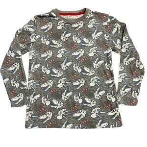 ⭐️3/$15⭐️ Montage EUC Dino Skull Boys Long Sleeve Shirt